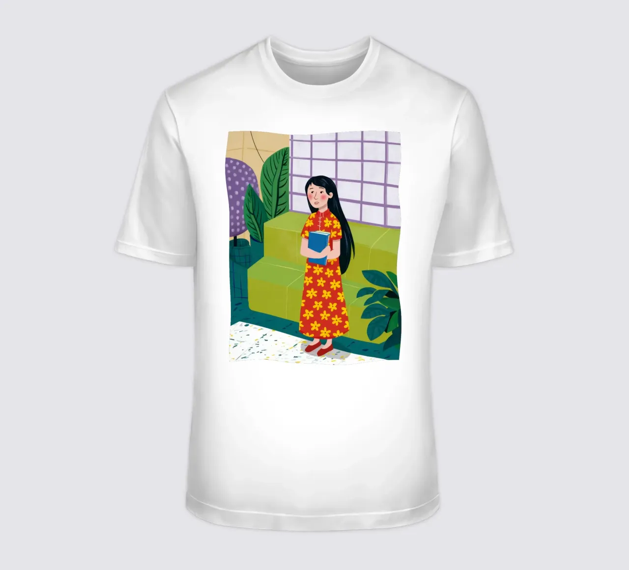 L'intellettuale in fiore t-shirt da Ink Pulse