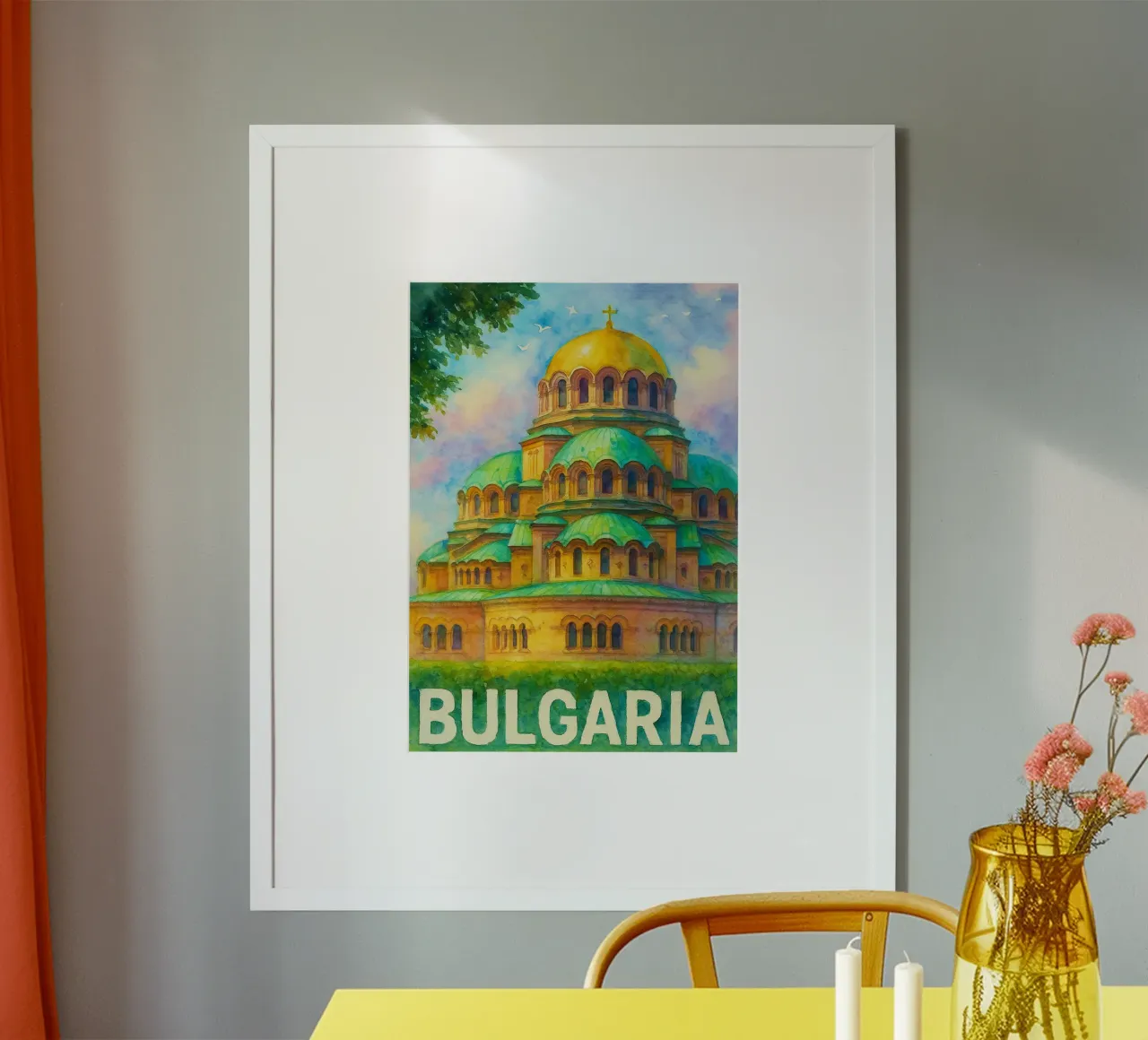 Bulgaria Dipingere l'immaginazione poster da Diamond