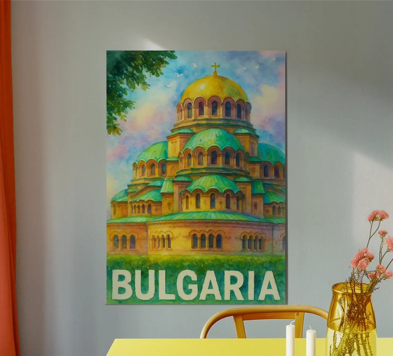 Bulgaria Dipingere l'immaginazione poster da Diamond