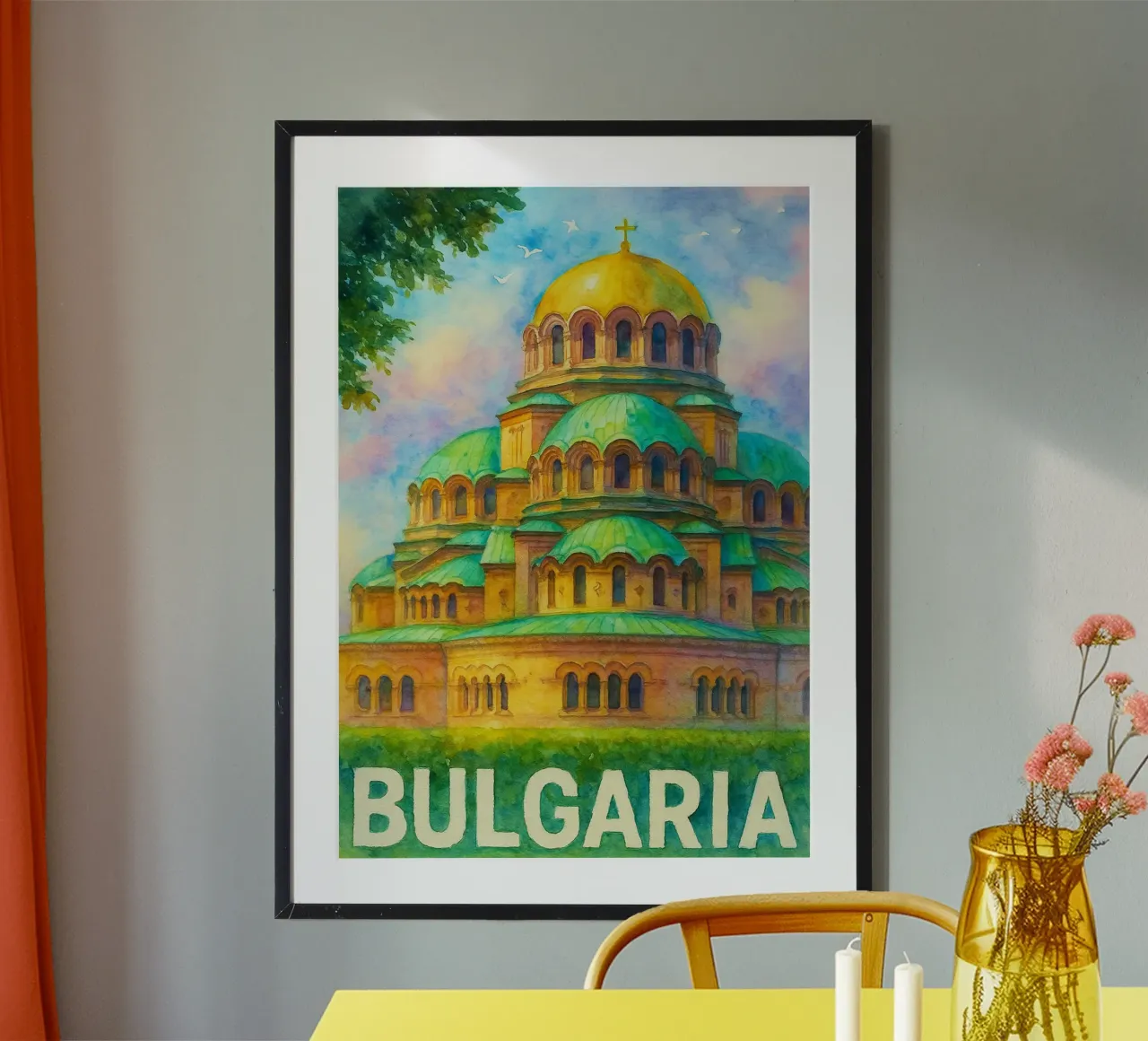 Bulgaria Dipingere l'immaginazione poster da Diamond