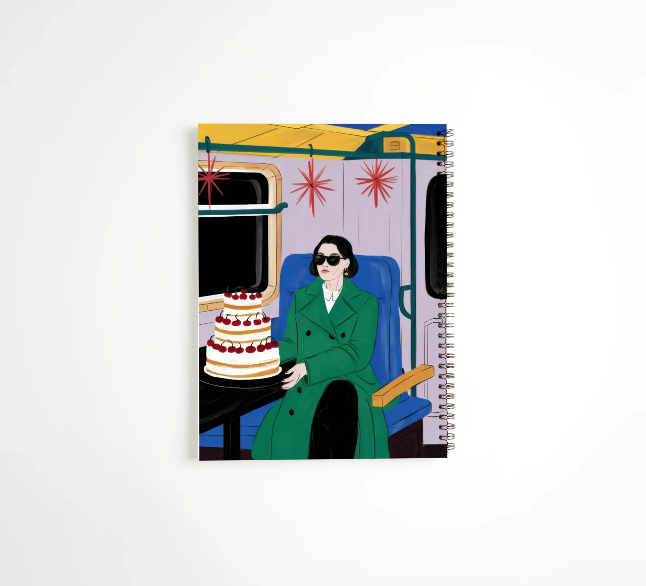 Metro Sweet Sojourn spiral notebook by Dream Gesso