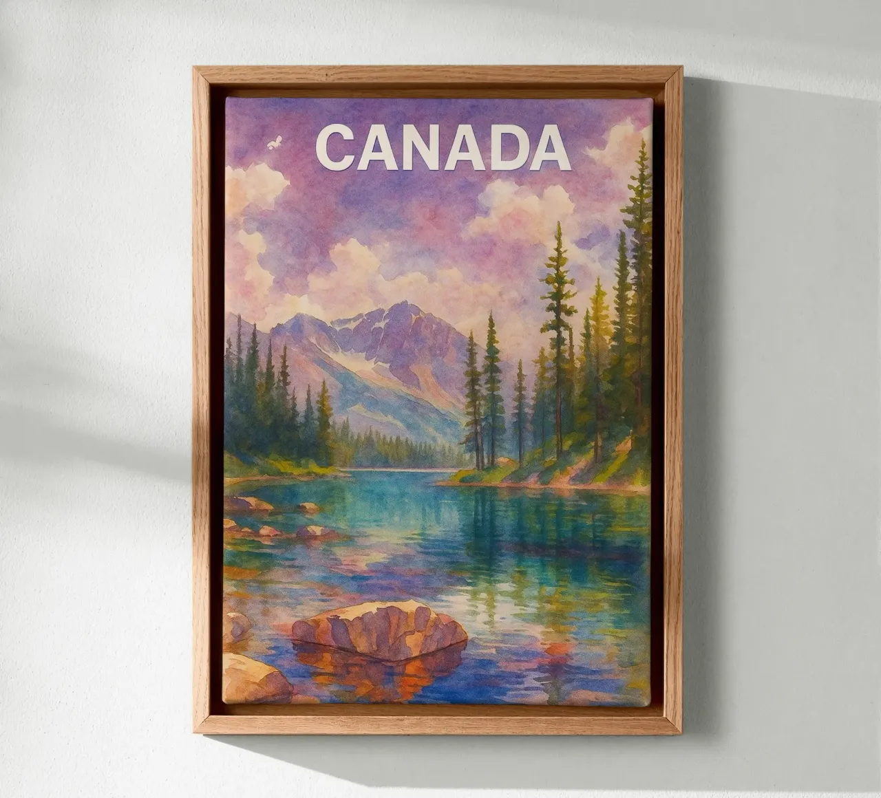 Canada Dipingere l'immaginazione tela con Cornice a cassetta da Diamond