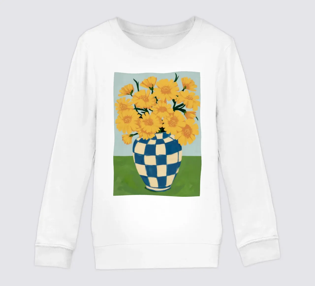 Girasole a scacchi felpa bambino da Dream Gesso
