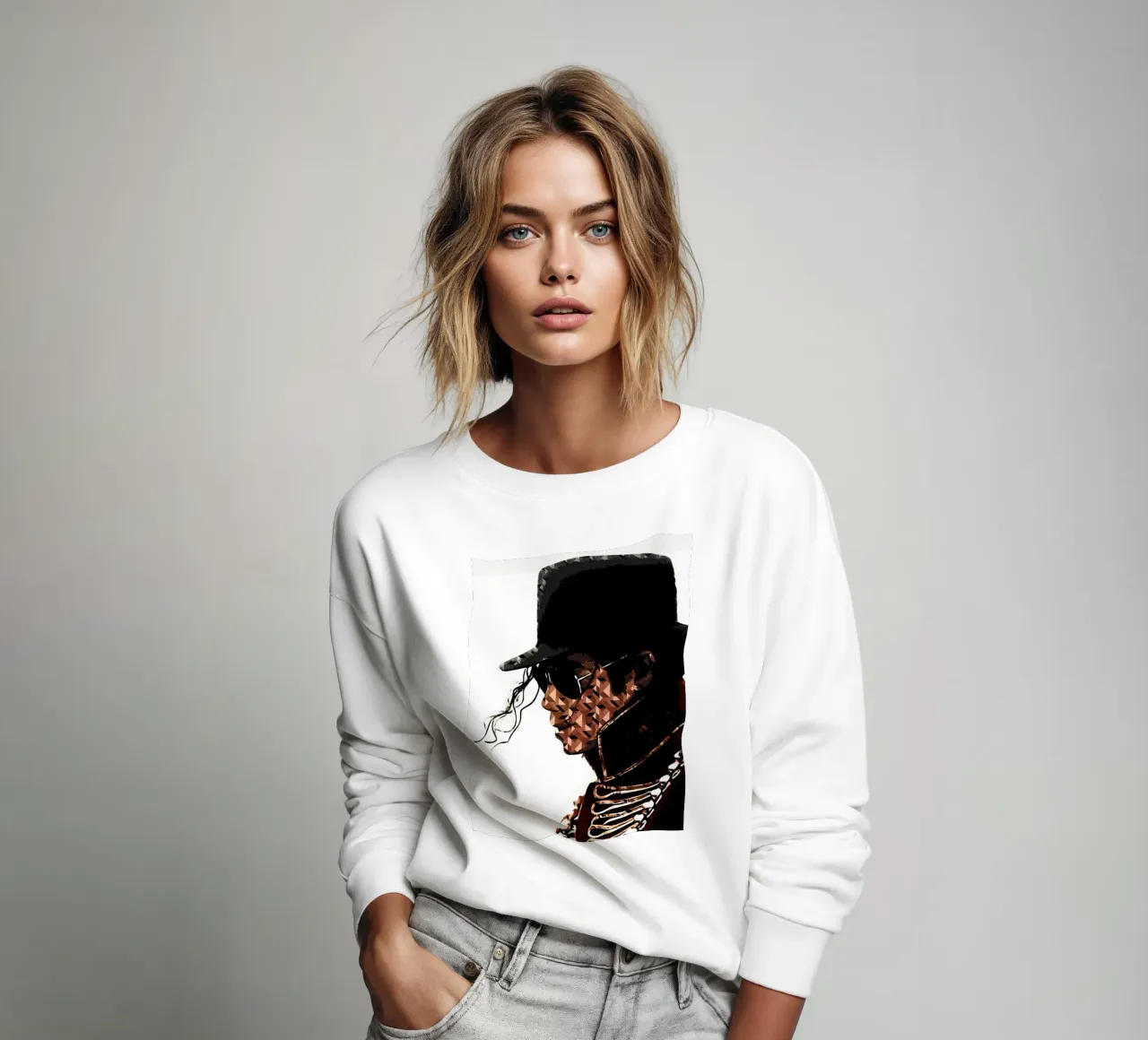 Michael Jackson re del pop Arte felpa da music soul