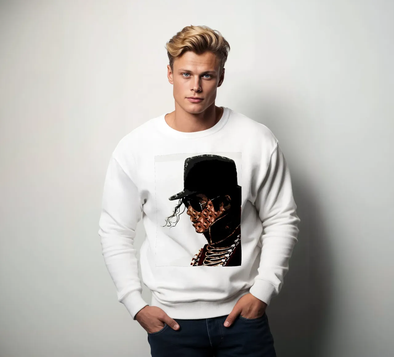 Michael Jackson re del pop Arte felpa da music soul