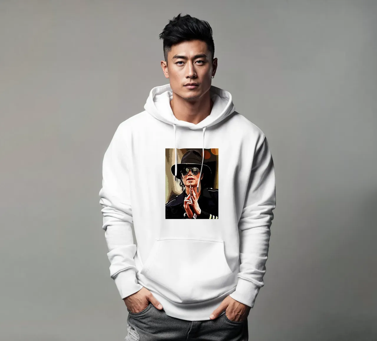 Michael Jackson king of pop 2 Art Print sudadera con capucha de music soul