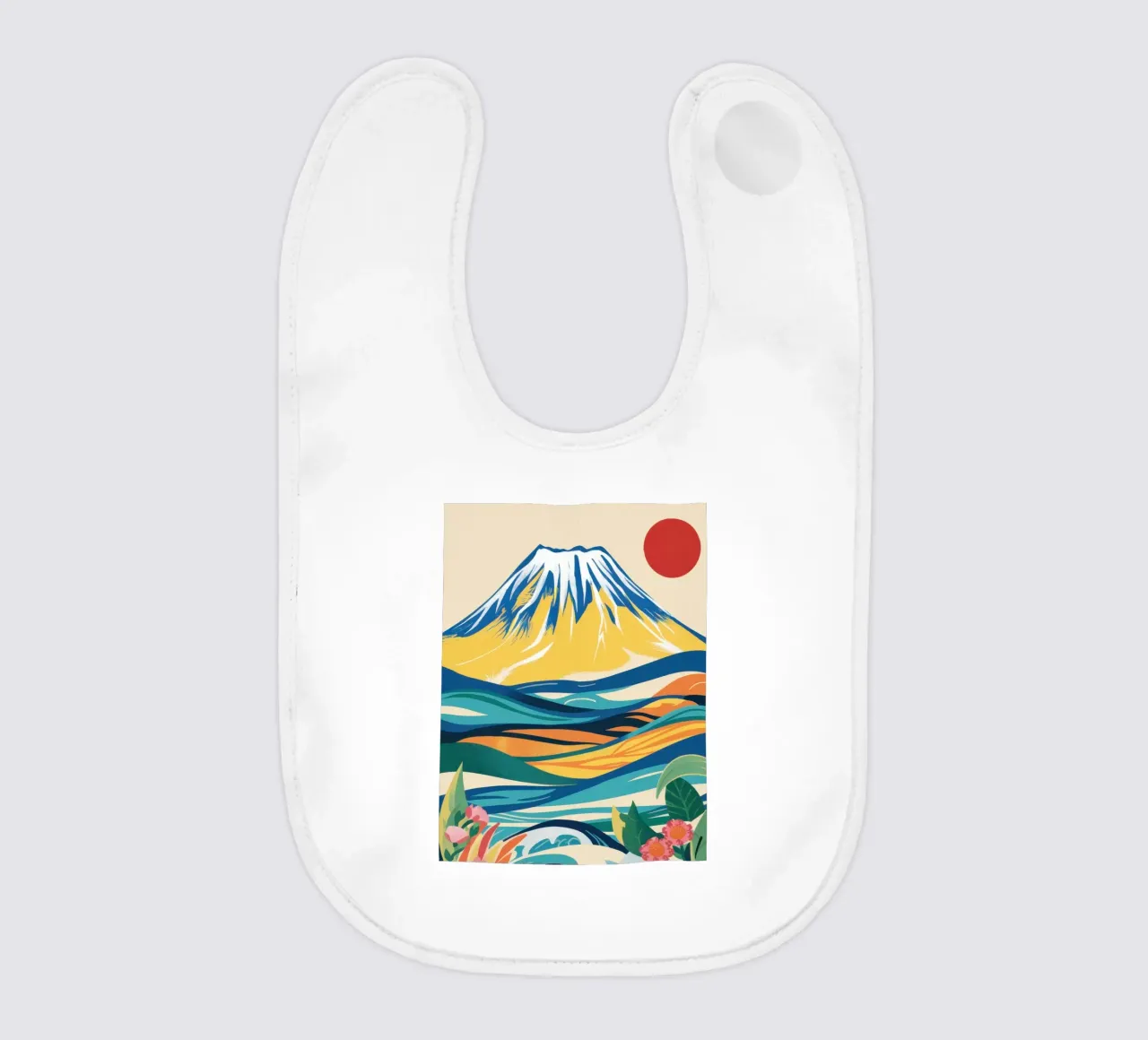 Alba sul Fuji bavaglino da Ink Pulse