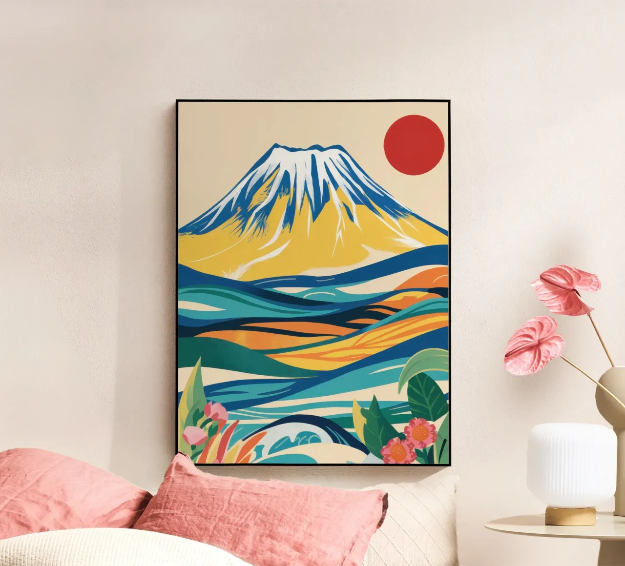 Alba sul Fuji plexiglass da Ink Pulse