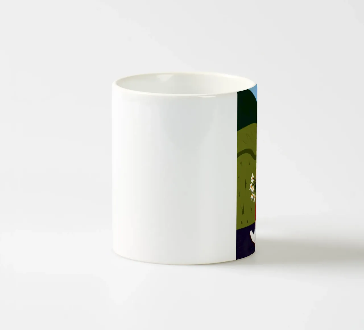Prato a falcate cremisi tazza in ceramica da Giant Foxs