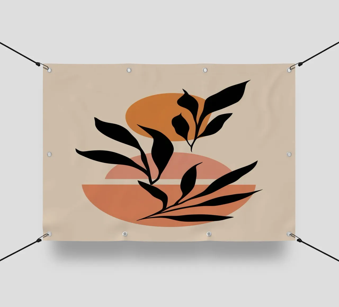 Notturno di danza botanica telo in pvc da Dream Gesso