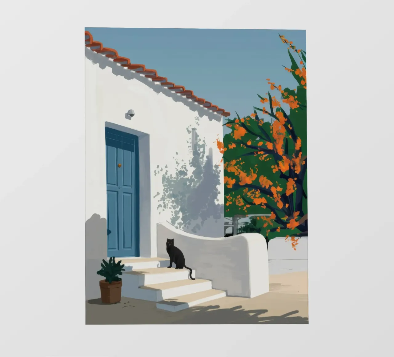 La casa de los naranjos lonas publicitarias de Mythy Brush