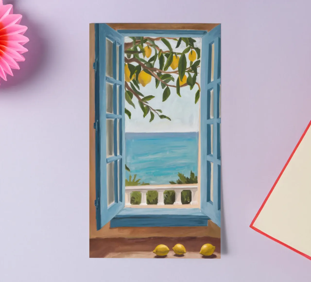 Window to the Sea sticker sheet by Mythy Brush
