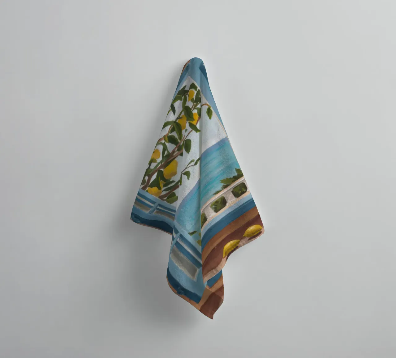 Window to the Sea towel by Mythy Brush