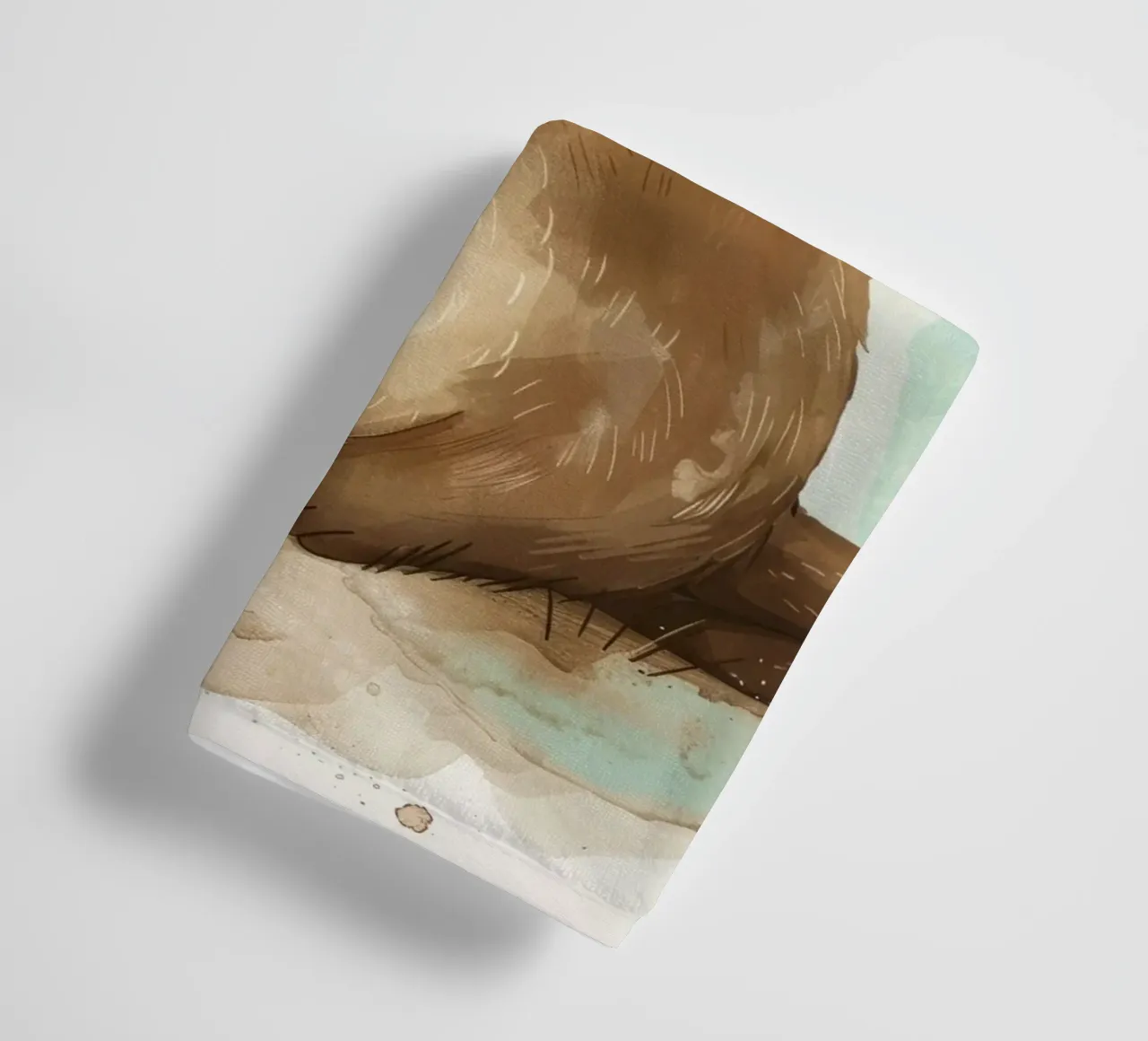Mignonne loutre à la fourrure douce et aux yeux brillants serviette de bain de DesignDoodle
