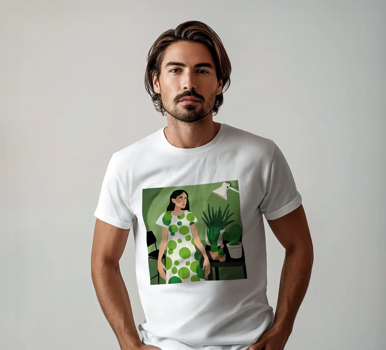 Posatoio a pois del botanico t-shirt da Giant Foxs