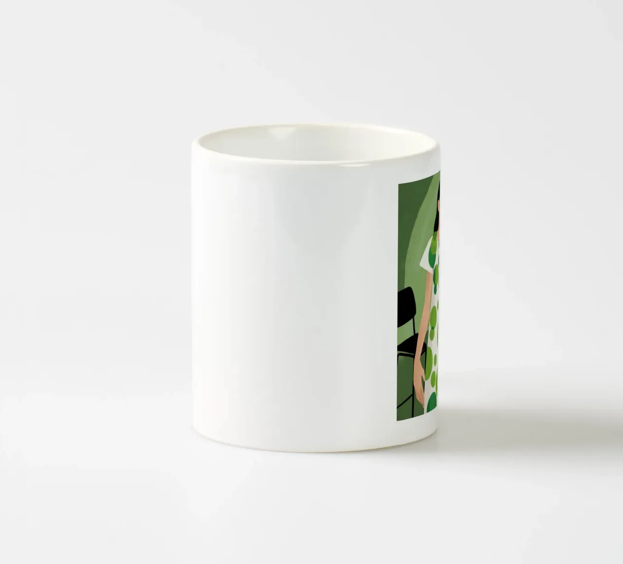 Posatoio a pois del botanico tazza in ceramica da Giant Foxs