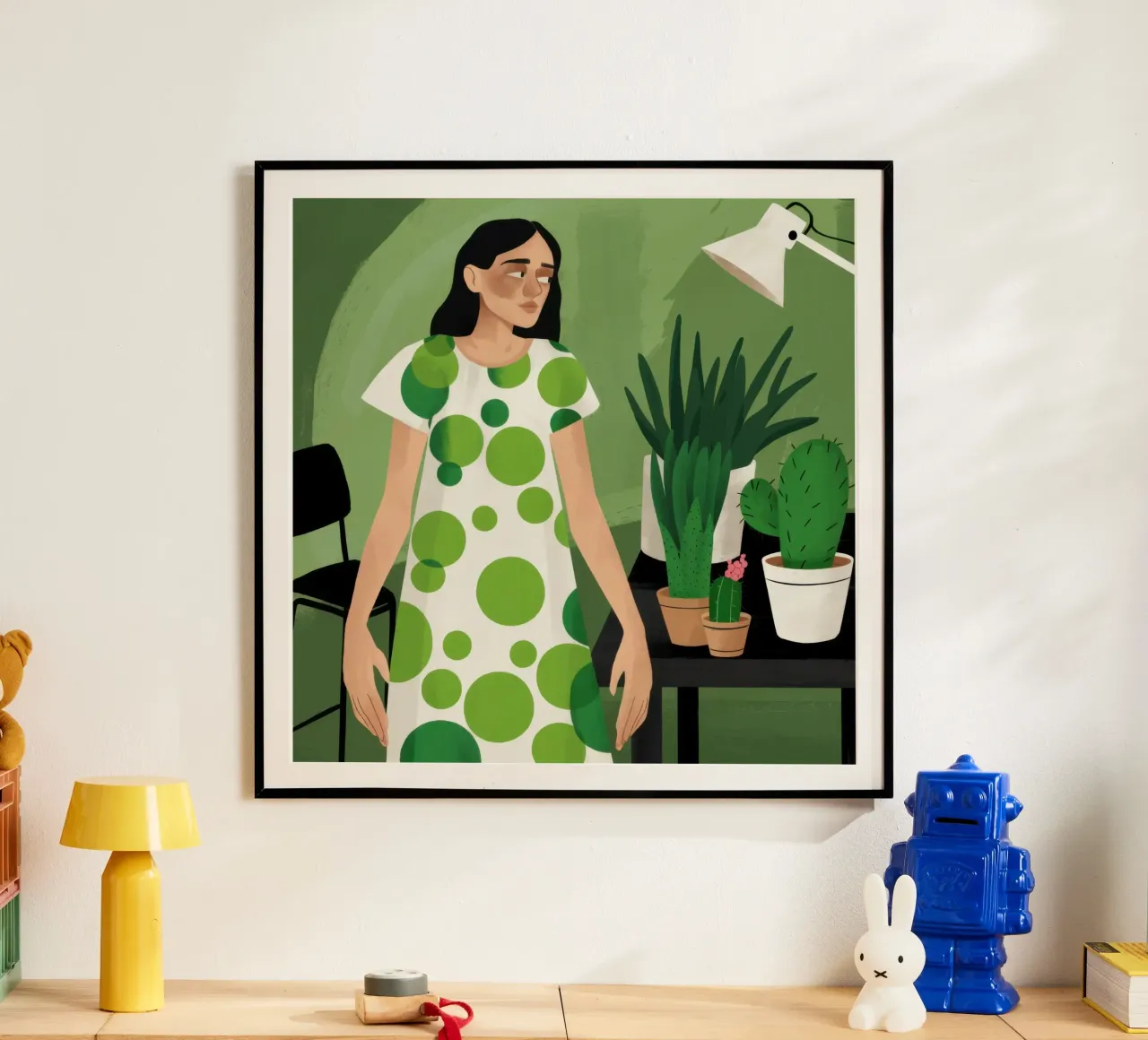 Posatoio a pois del botanico carta hahnemühle da Giant Foxs