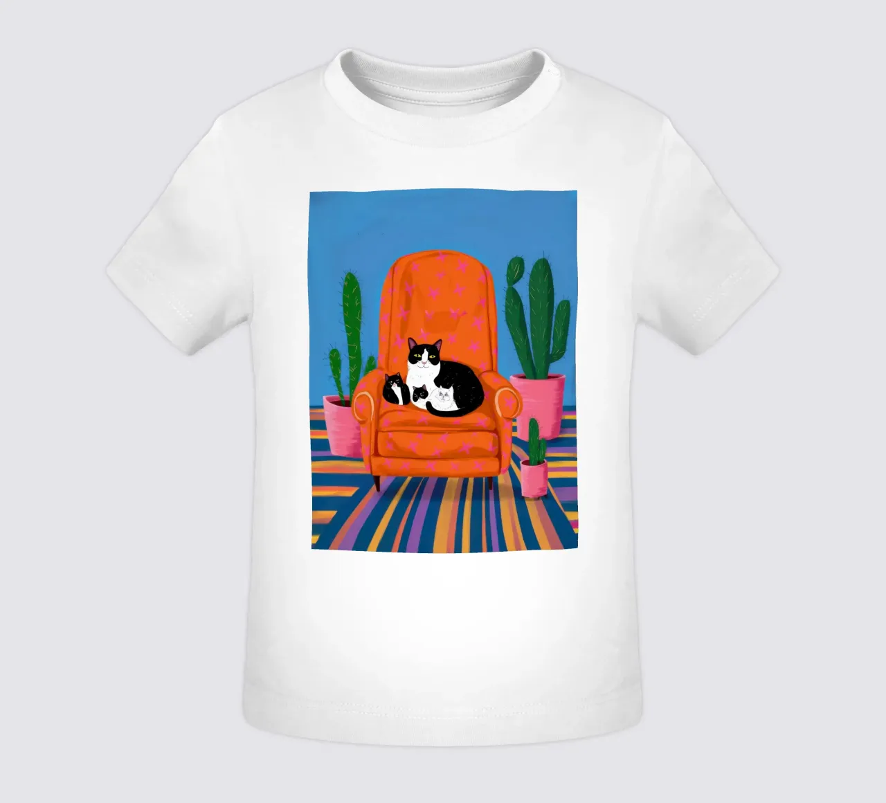La sieste des cactus t-shirt pour bébé de Ink Pulse