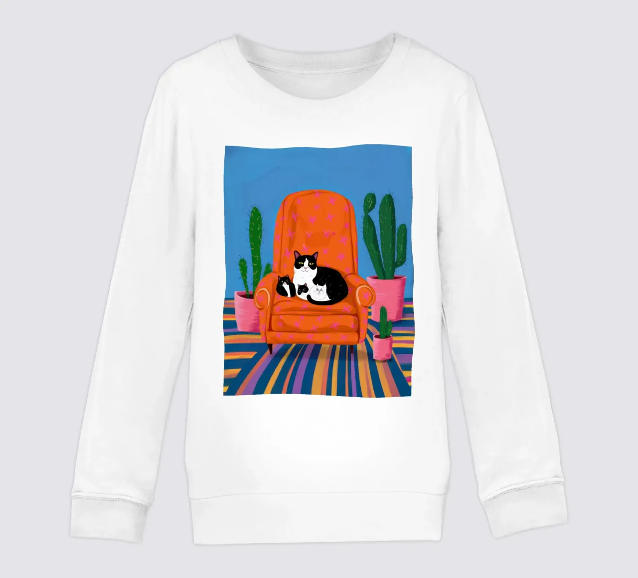 Il sonnellino del cactus felpa bambino da Ink Pulse