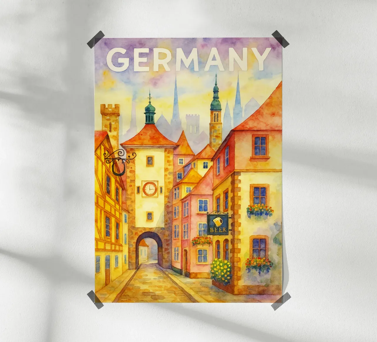 Germania Pittura Immaginazione poster da Diamond