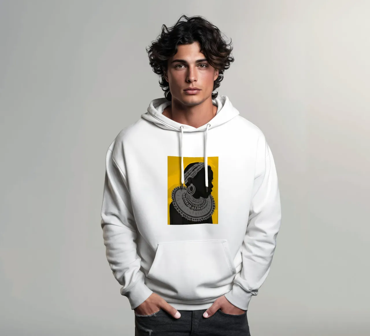 Patrimonio dello sguardo d'oro felpa con cappuccio da Dream Gesso