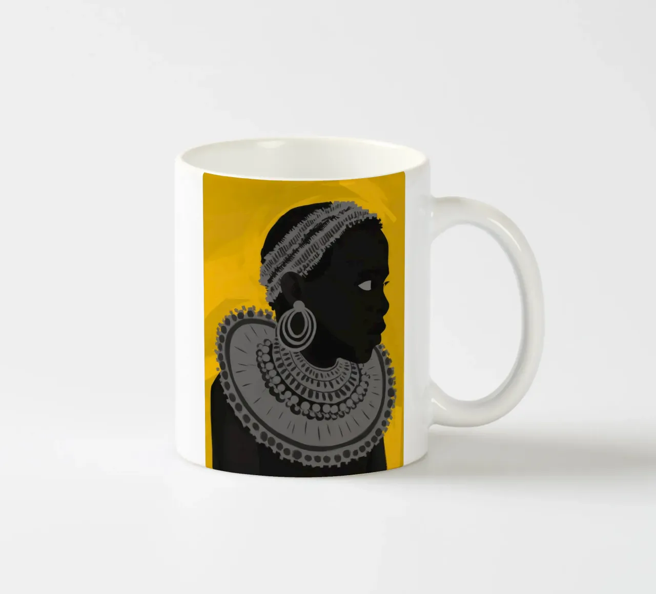 Patrimonio dello sguardo d'oro tazza in ceramica da Dream Gesso
