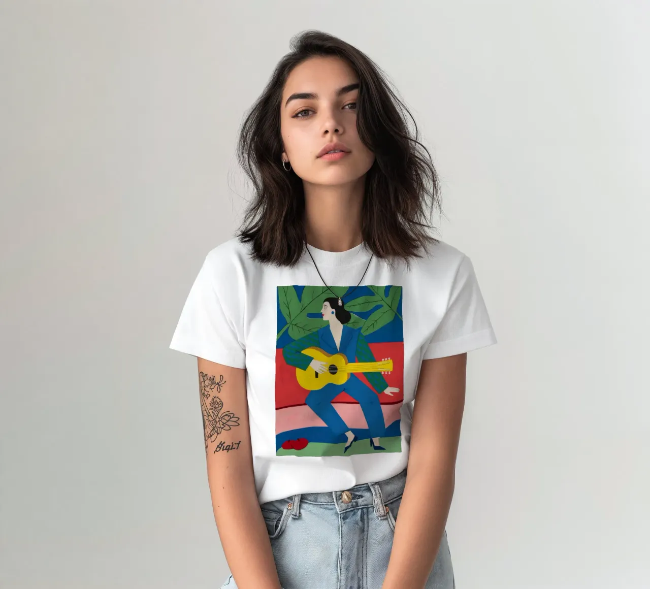 Strimpellare il blues t-shirt da Ink Pulse