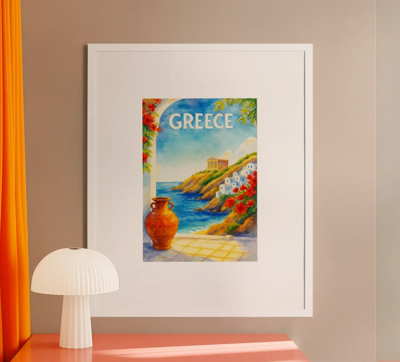 Grecia Pittura Immaginazione poster da Diamond