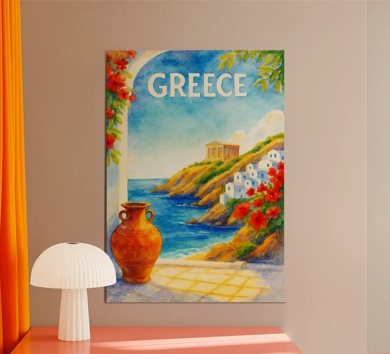 Grecia Pittura Immaginazione poster da Diamond