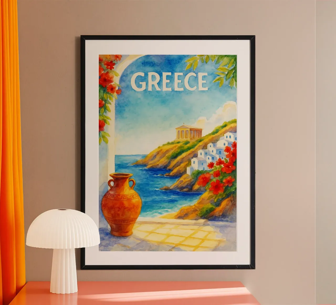 Grecia Pittura Immaginazione poster da Diamond