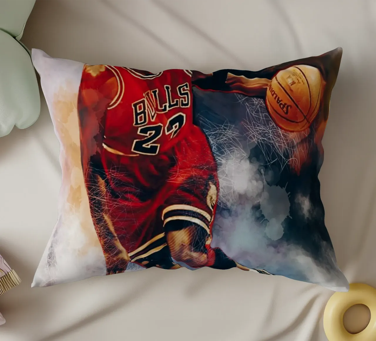 Michael Jordan art cuscino da Lembayung art