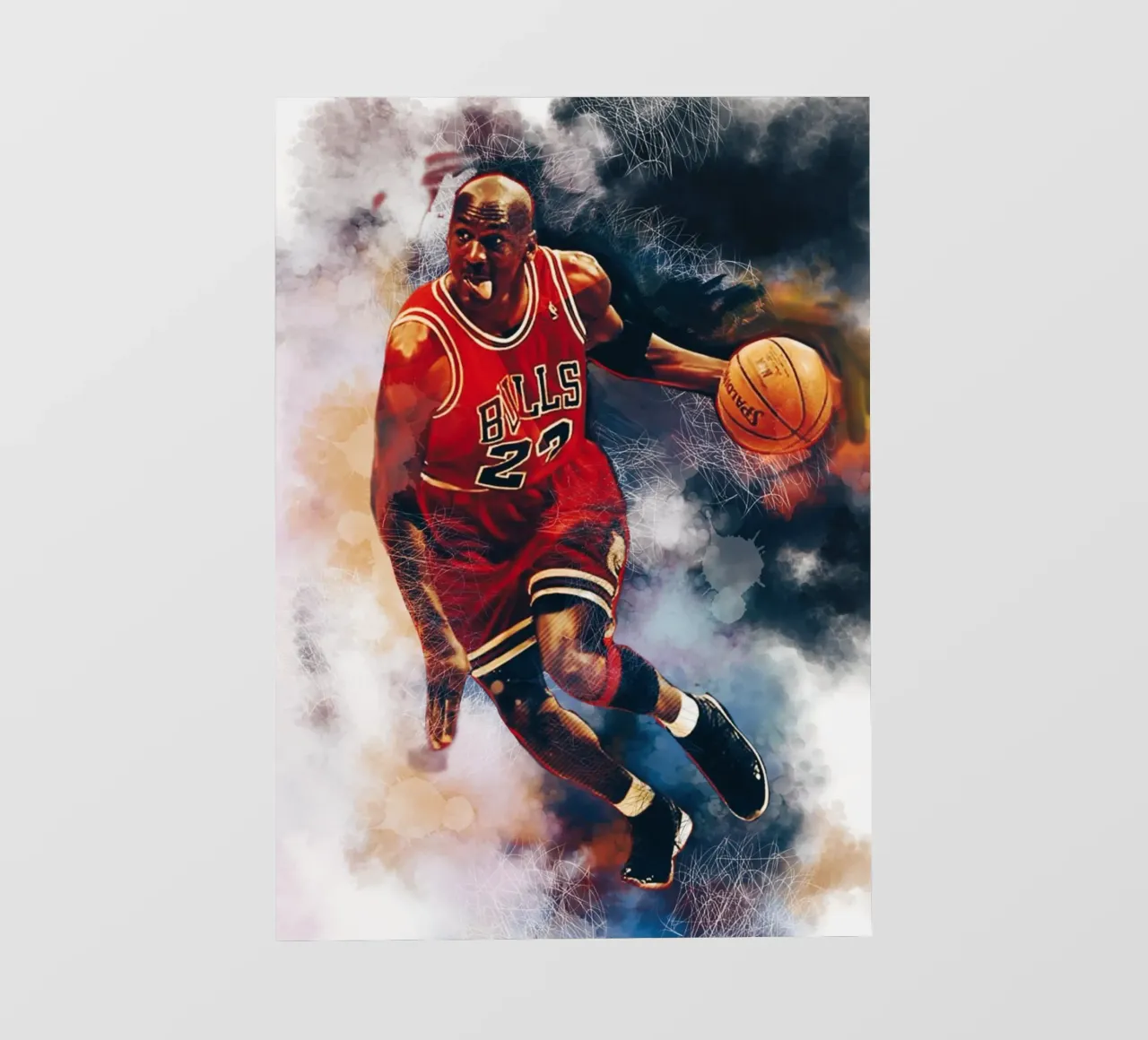 Michael Jordan art pellicola backlit da Lembayung art