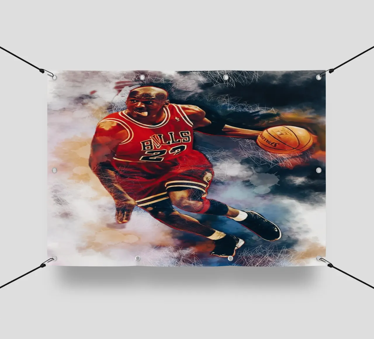 Michael Jordan art telo in pvc da Lembayung art
