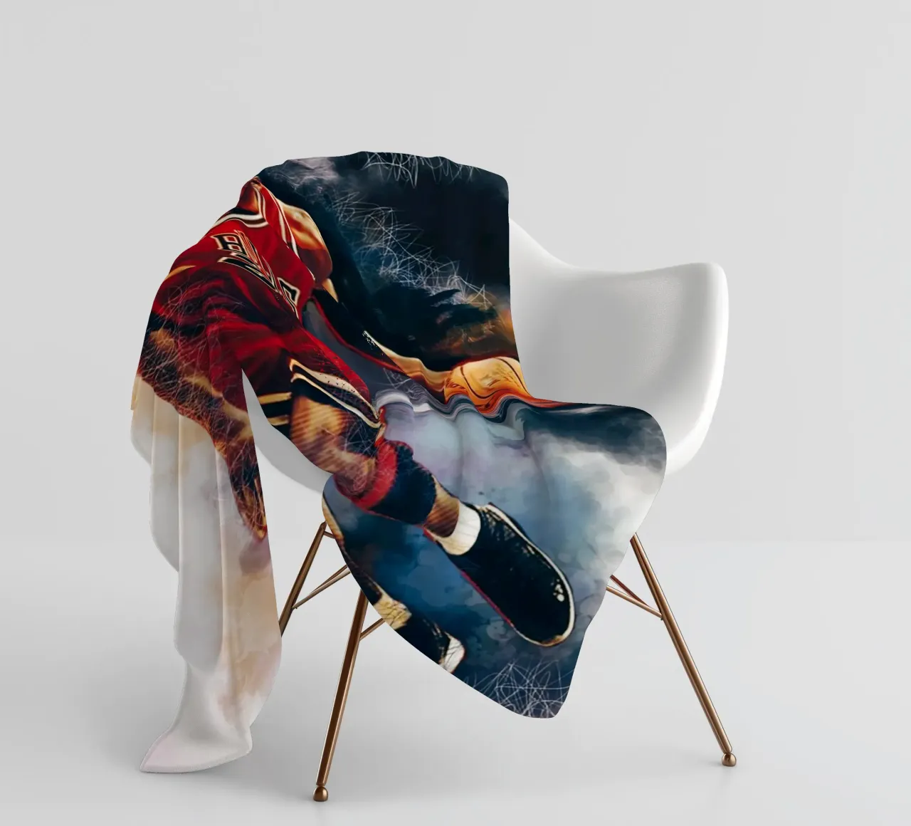 Michael Jordan art coperta in pile da Lembayung art