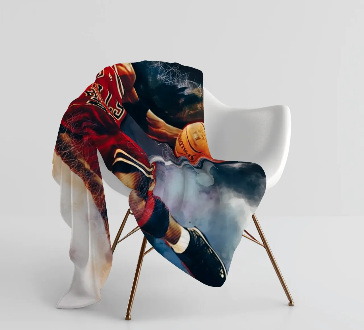 Michael Jordan art coperta in pile da Lembayung art