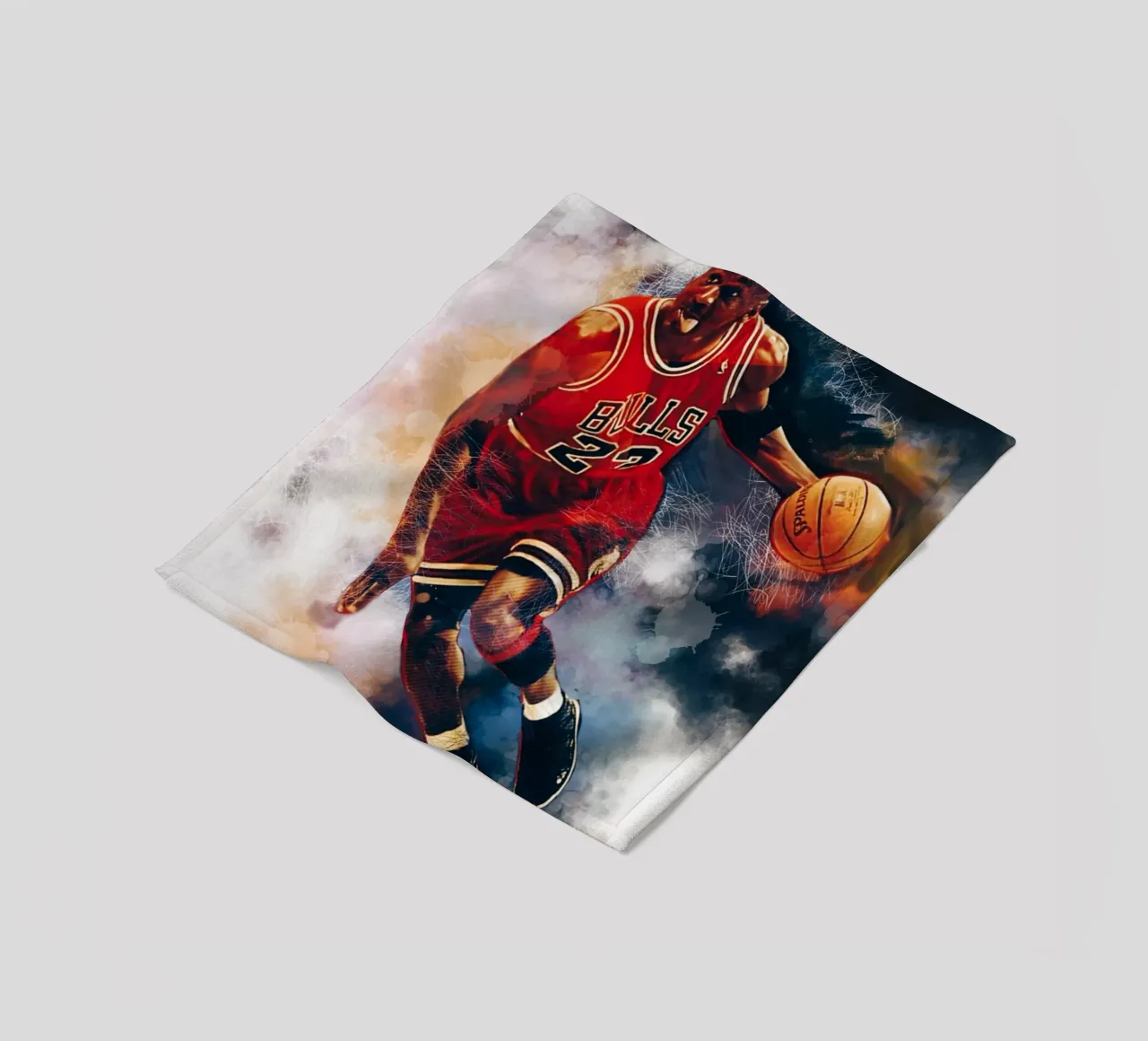 Michael Jordan art coperta in pile da Lembayung art