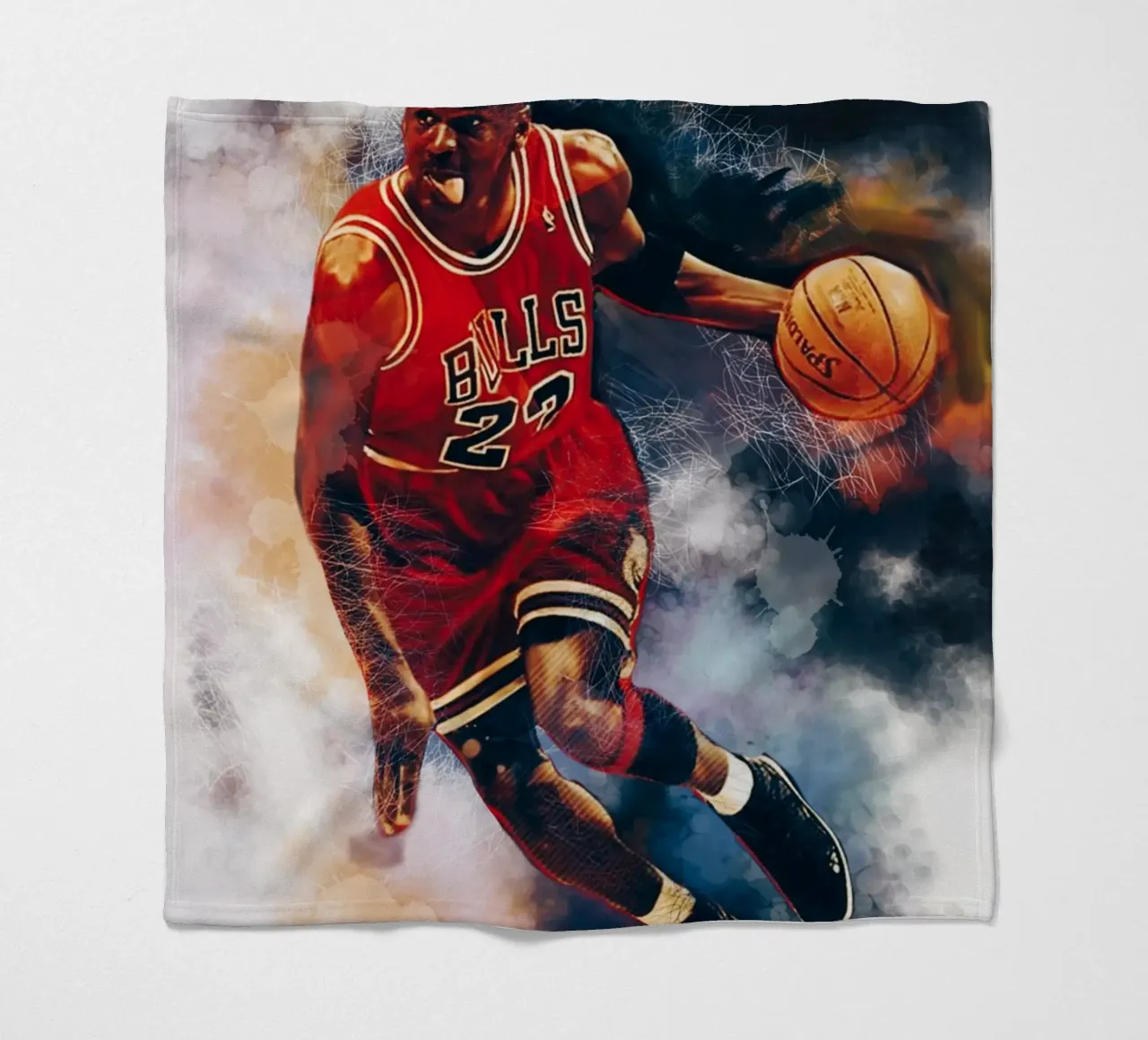 Michael Jordan art coperta in pile da Lembayung art