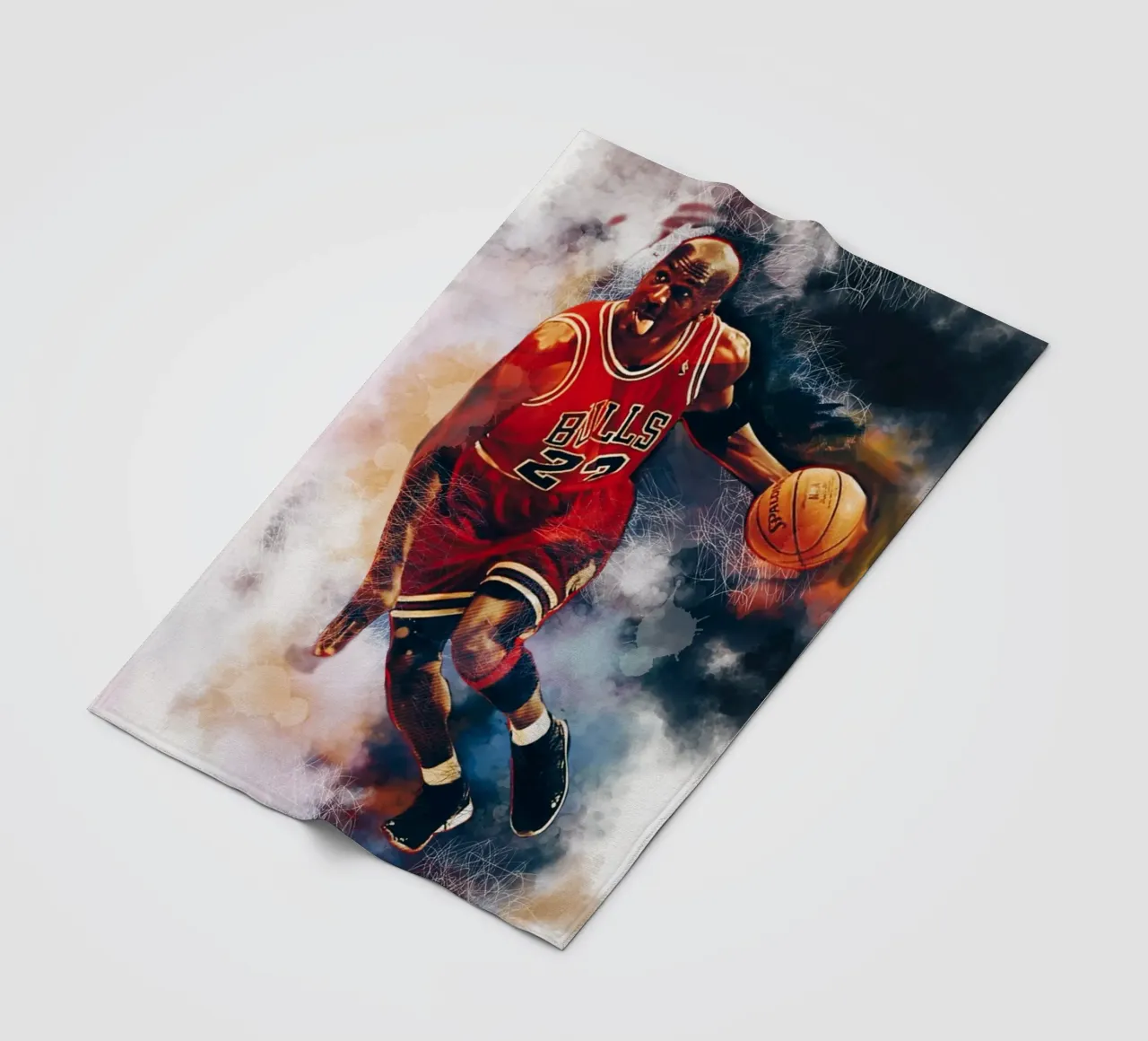 Michael Jordan art coperta in pile da Lembayung art