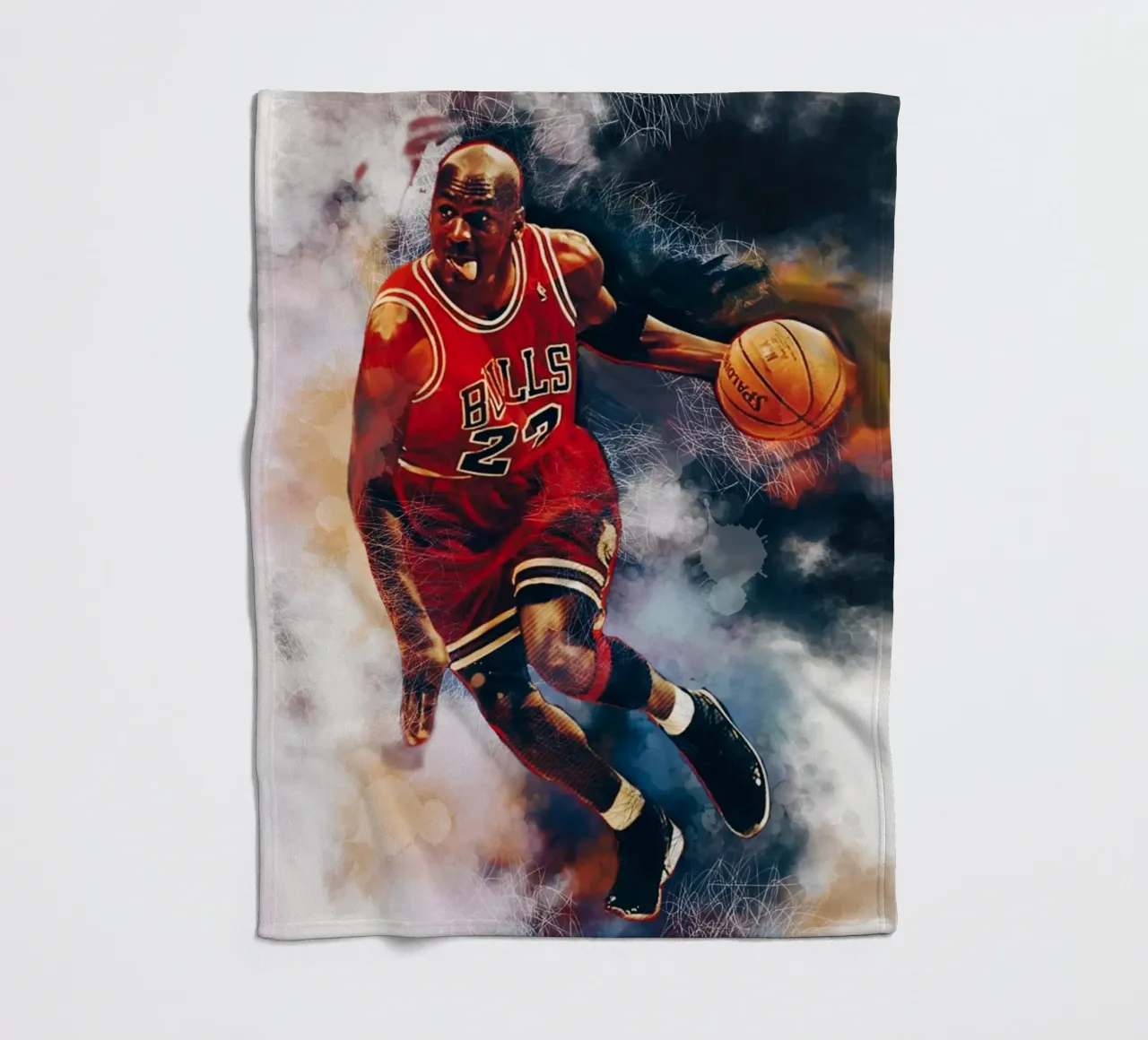 Michael Jordan art coperta in pile da Lembayung art