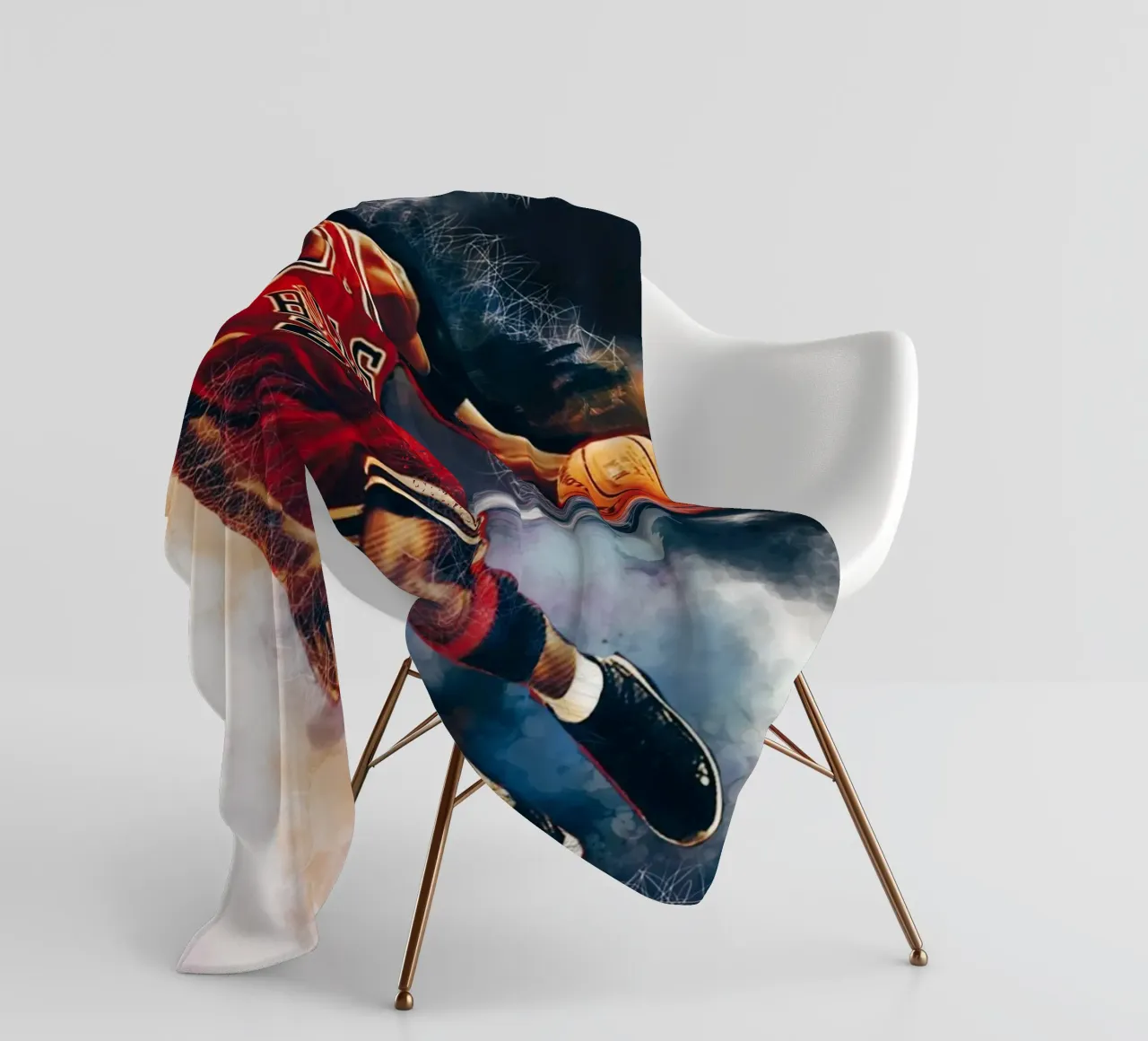Michael Jordan art coperta in pile da Lembayung art