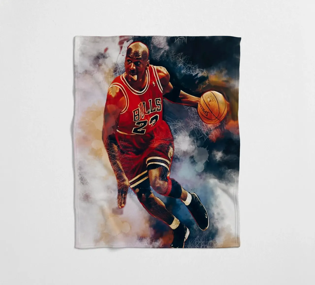 Michael Jordan art coperta in pile da Lembayung art