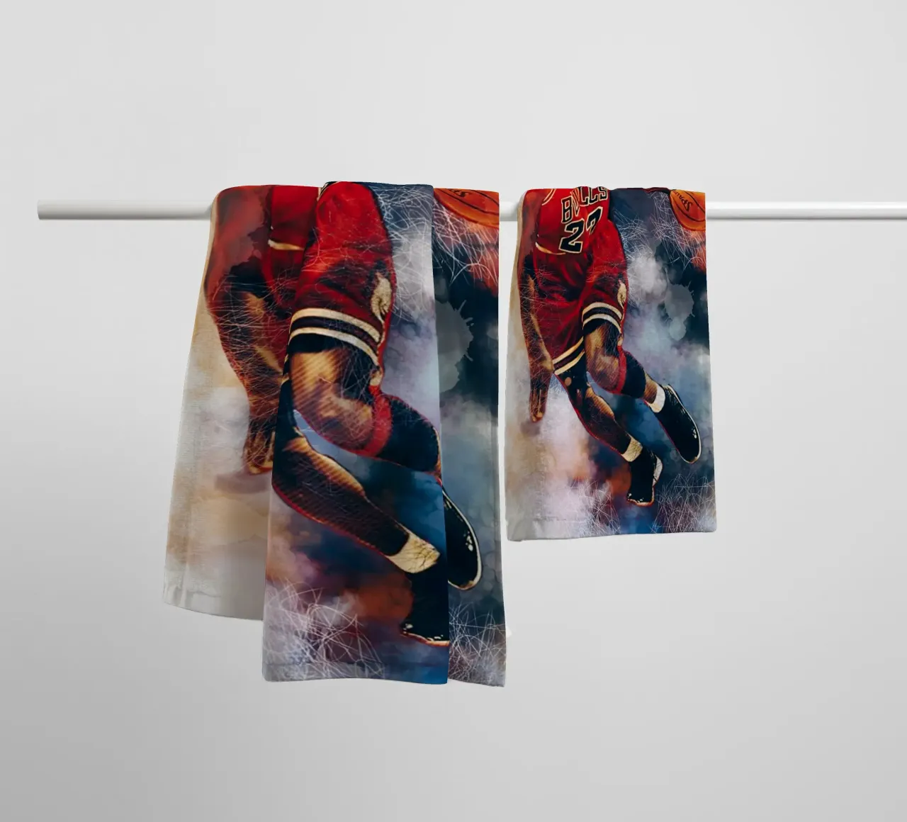Michael Jordan art asciugamano da bagno da Lembayung art
