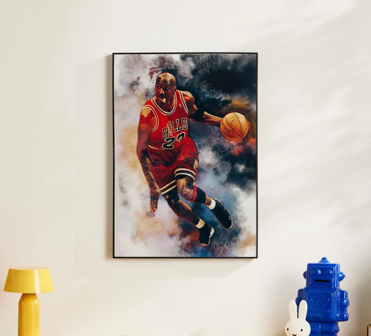 Michael Jordan art alluminio dibond da Lembayung art
