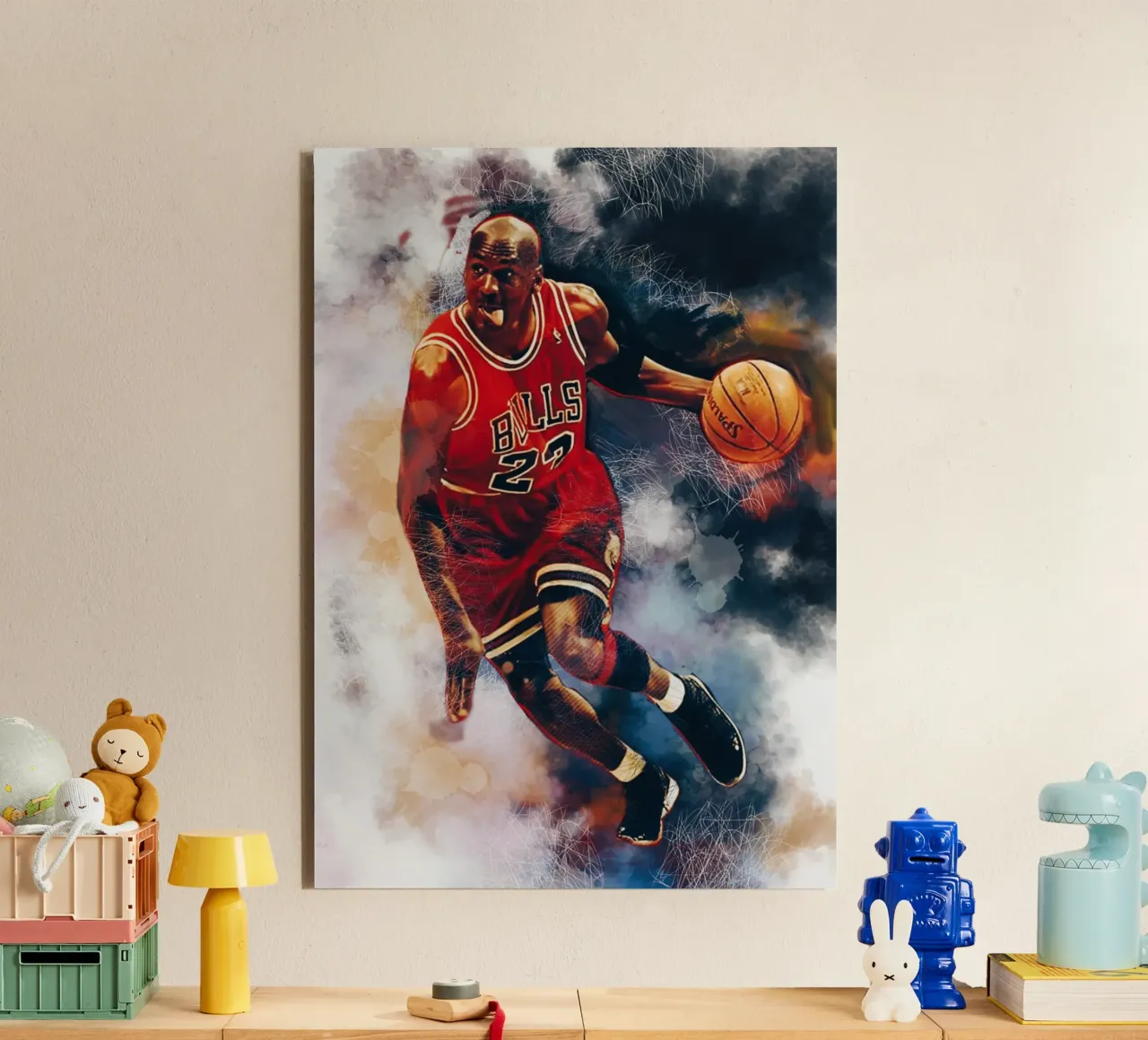 Michael Jordan art alluminio dibond da Lembayung art
