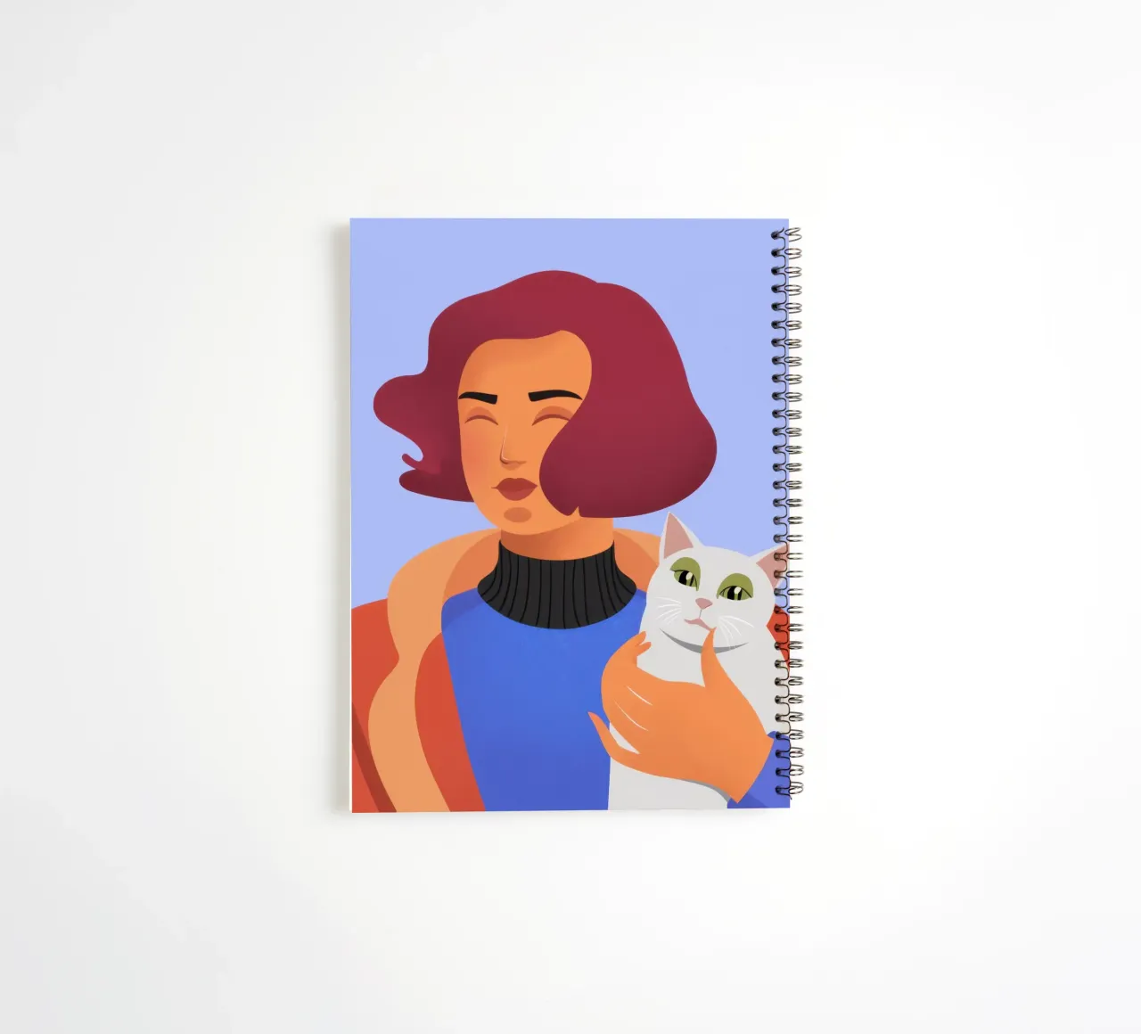 My Favorite Feline spiral notebook by Ink Pulse