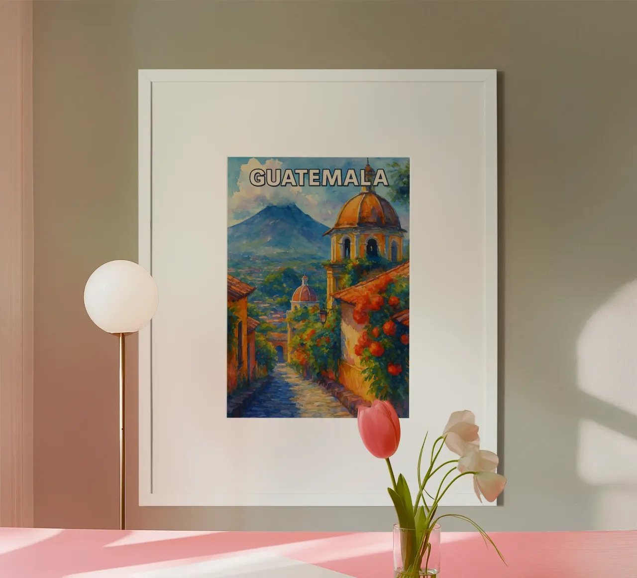 Guatemala dipingere l'immaginazione poster da Diamond