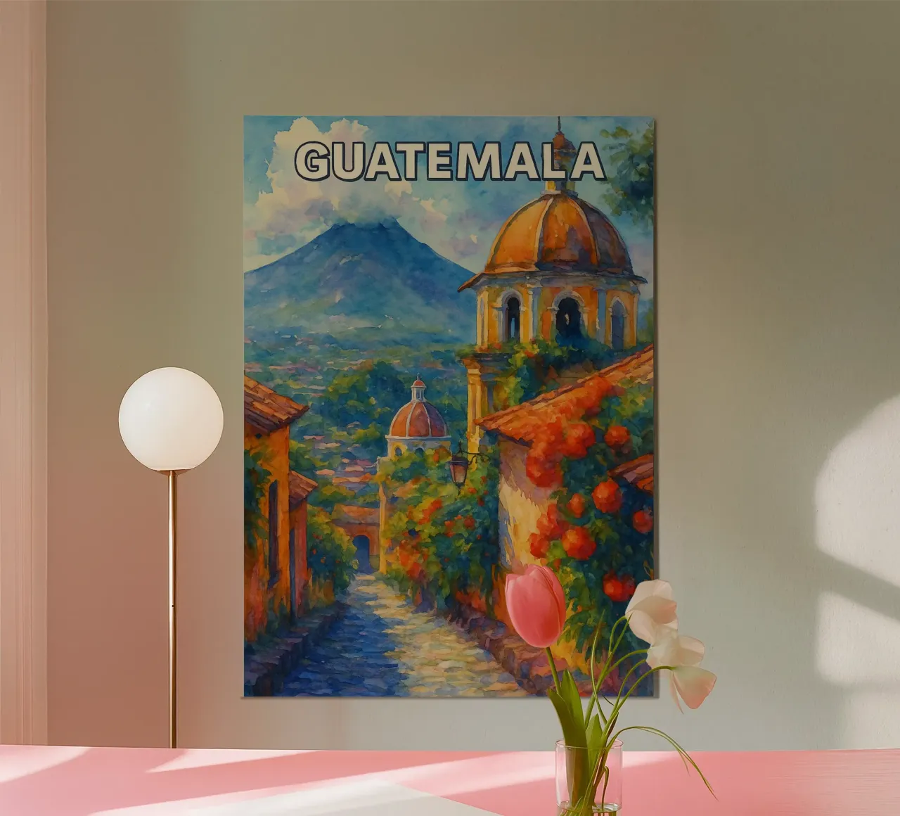 Guatemala dipingere l'immaginazione poster da Diamond