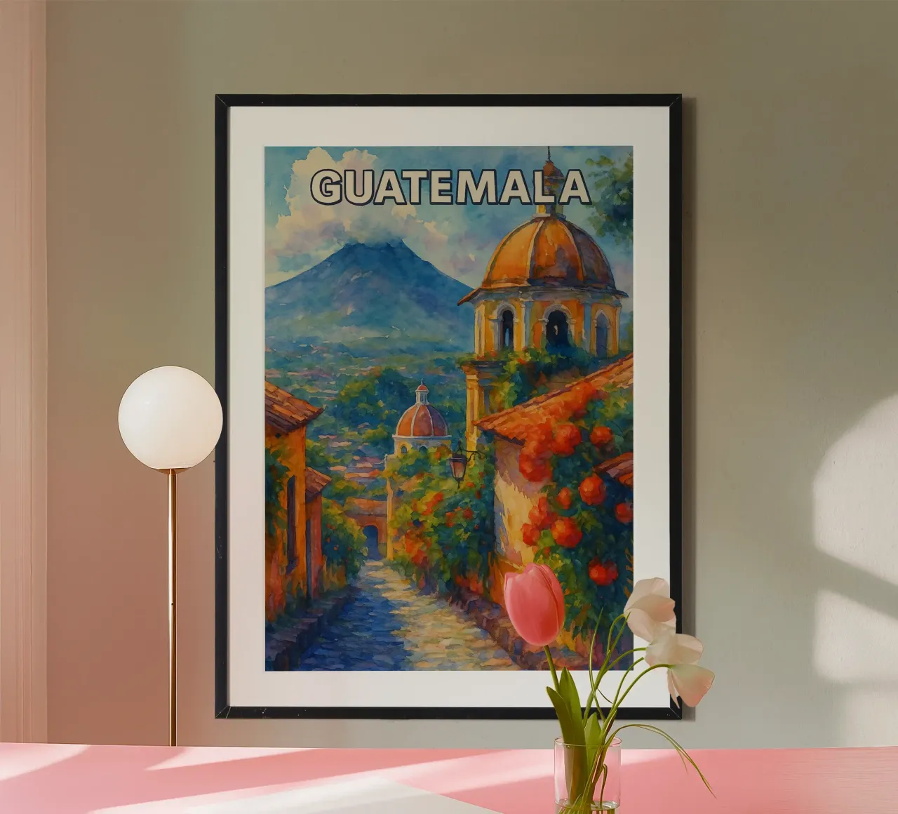 Guatemala dipingere l'immaginazione poster da Diamond