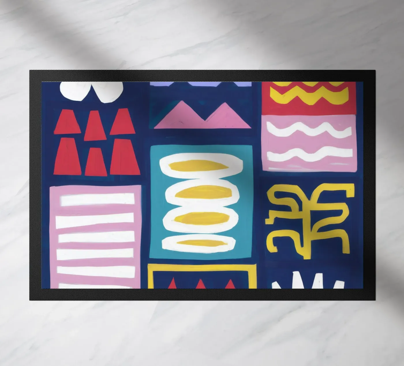 A Pattern of Whimsy doormat by Ink Pulse