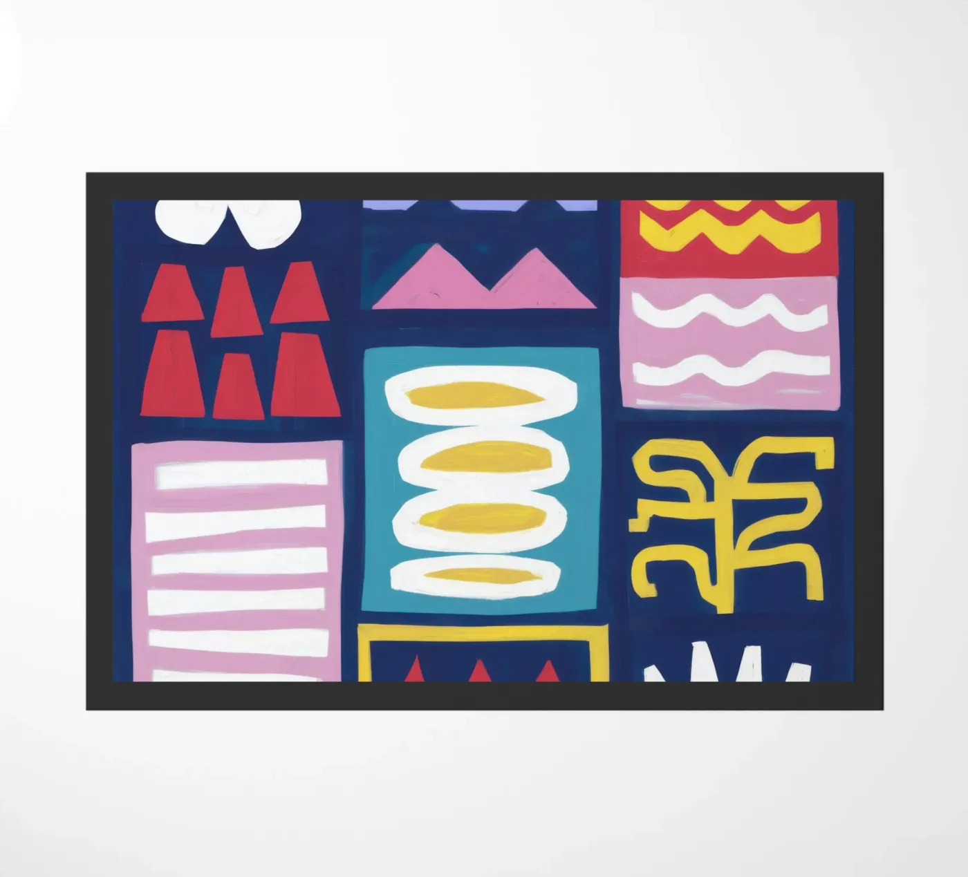 A Pattern of Whimsy doormat by Ink Pulse